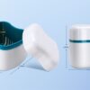 Denture Bath Case with Basket