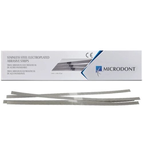 Microdont Stainless Steel Abrasive strips (SACHET)